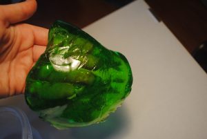 Clear slime turned out to be too clear for ectoplasm.