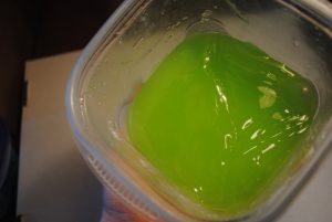 This ectoplasm slime is my favorite halloween slime recipe.